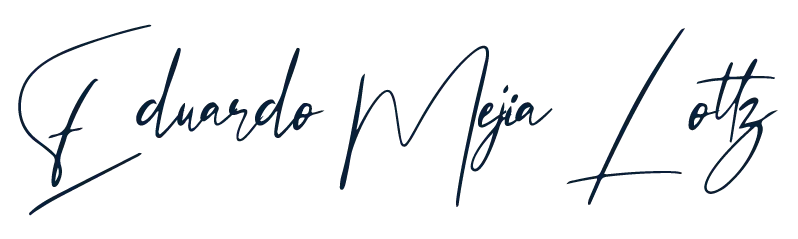 Firma de Eduardo, fundador de Emergencia Móvil Panamá