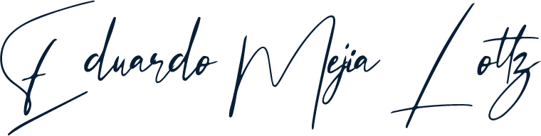 Firma de Eduardo, fundador de Emergencia Móvil